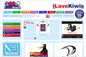 I Love Kiwis – Awesome Magento website Sample